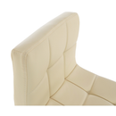 Bárszék, bézs műbőr/króm, KANDY NEW