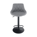 Bárszék, szürke/fekete, TERKAN