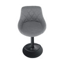 Bárszék, szürke/fekete, TERKAN