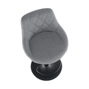 Bárszék, szürke/fekete, TERKAN