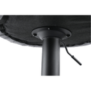 Bárszék, szürke/fekete, TERKAN