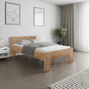 Ágy, 120x200, artisan tölgy, BASIS