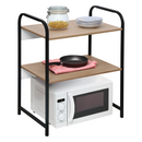 Polcállvány, fekete/barna, BAYAN