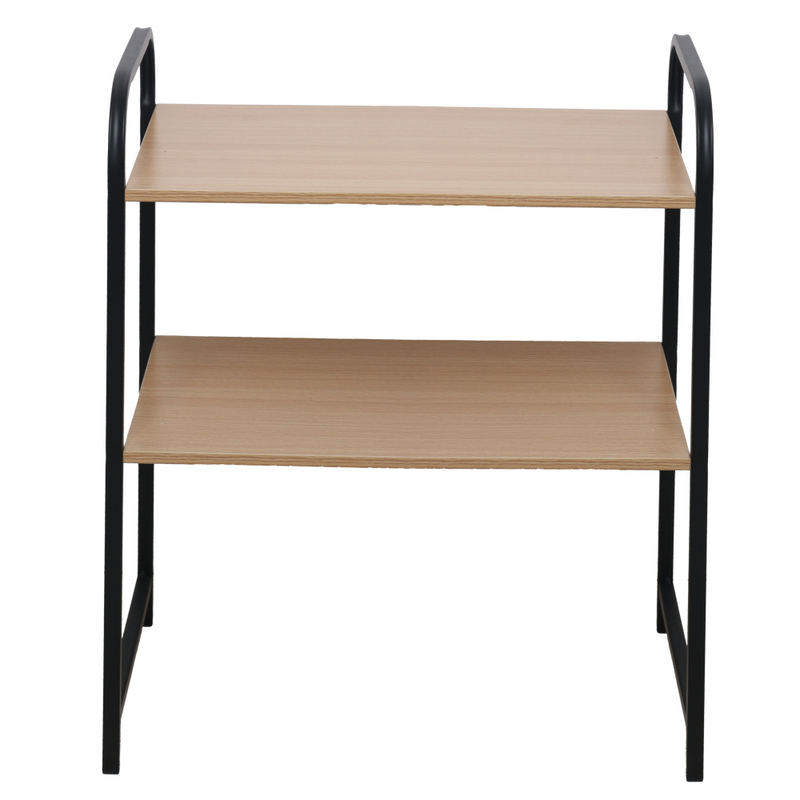 Polcállvány, fekete/barna, BAYAN