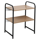 Polcállvány, fekete/barna, BAYAN