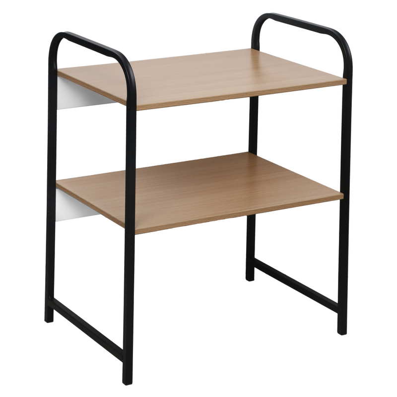 Polcállvány, fekete/barna, BAYAN