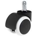 Kerék, 5 db-os szett, fekete/fehér, KOLIESKO TYP 2