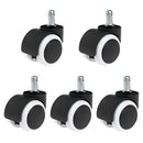 Kerék, 5 db-os szett, fekete/fehér, KOLIESKO TYP 2