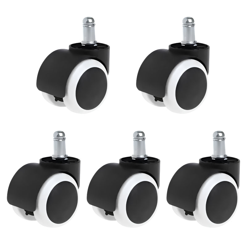 Kerék, 5 db-os szett, fekete/fehér, KOLIESKO TYP 2