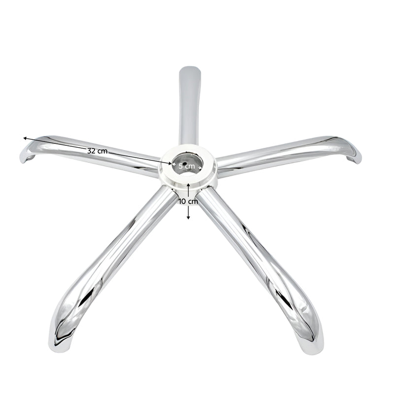 Talp, króm, sugár 32 cm, PODSTAVA TYP 3