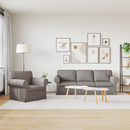 vidaXL Kanapé Szett 2 pcs Tópszínű 215 x 82 x 80 cm szövet
