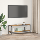 vidaXL TV szekrény Öreg fa 100x33x41cm Műszaki fa és vas