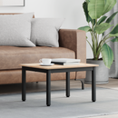vidaXL Dohányzóasztal Természetes 60 x 50 x 36 cm Tömör fenyőfa