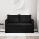 vidaXL Kanapé Fekete 136 x 82 x 85 cm szövet