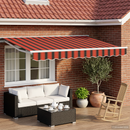 vidaXL Elektromos Kihúzható Napernyő 3,5 x 2,5 m