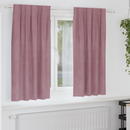 vidaXL Sötétítő függönyök 2 pcs Sötét rózsaszín 140 x 175 cm Bársony