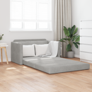 vidaXL Kanapéágy Világosszürke 124 x 71 x 78 cm Bársony