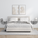 vidaXL Falpolc 2 pcs Szürke Sonoma 48 x 24 x 24 cm Faanyag