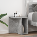 vidaXL Végasztal 2 pcs Beton Szürke 37 x 32 x 40 cm Faanyag
