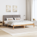 vidaXL Ágykeret fejtámlával Barna 180 x 200 cm Tömör fenyőfa