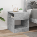 vidaXL Végasztal Beton Szürke 40,5 x 40 x 45 cm Faanyag