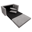 Kihúzható kanapé, szürke, BEJA