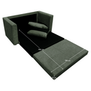 Kihúzható kanapé, zöld, BEJA