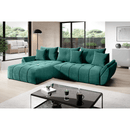 Univerzális ülőgarnitúra, smaragd, BELD ROH