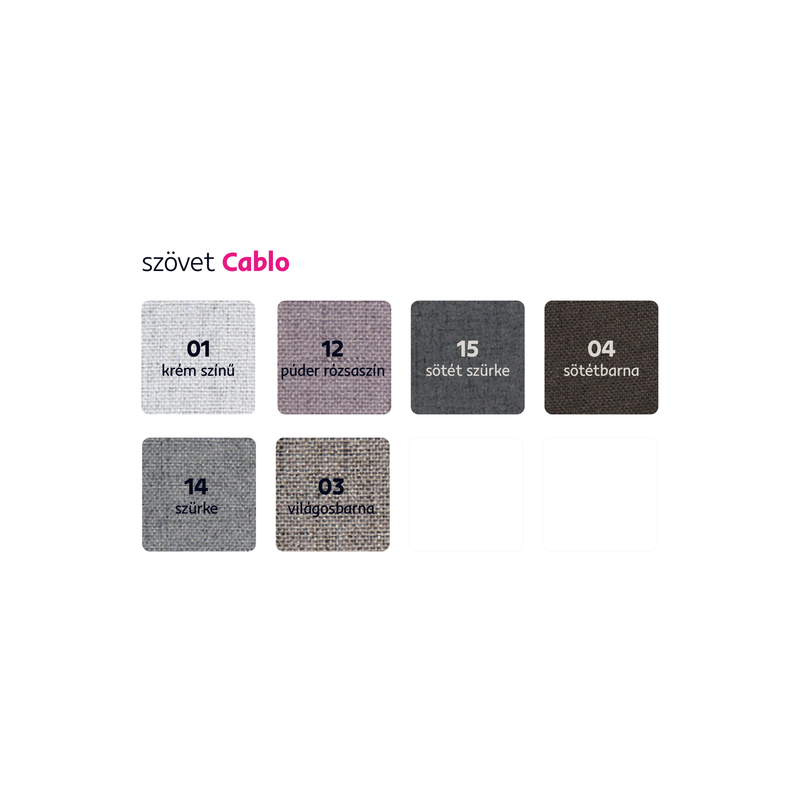 Heverő ágyfunkcióval, mentol/szürke, jobbos, BELLA