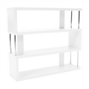 Könyvespolc, fehér/ lágy fényű, BENITO