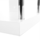 Könyvespolc, fehér/ lágy fényű, BENITO