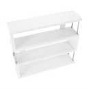 Könyvespolc, fehér/ lágy fényű, BENITO