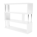 Könyvespolc, fehér/ lágy fényű, BENITO