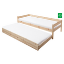 Ágy ágyráccsal, 140x200, lucfenyő, BENY