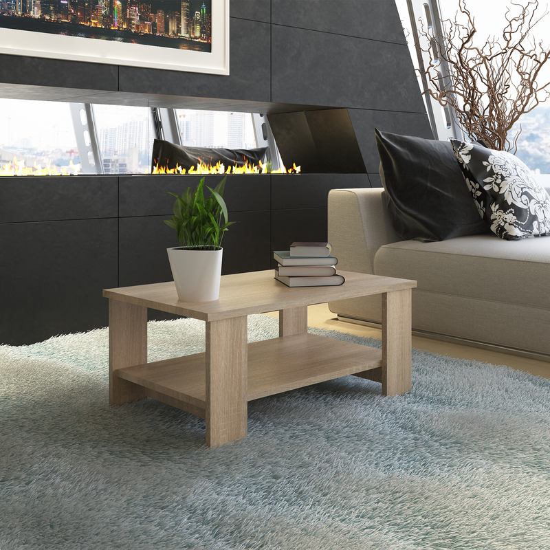 Dohányzóasztal, sonoma tölgyfa, BERNARDO