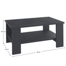 Dohányzóasztal, grafit, BERNARDO