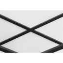 Dohányzóasztal, fehér/fekete, BERTEL