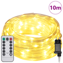 vidaXL Kötél világítás 240 LED-del Meleg fehér 10 m PVC