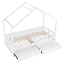 Montessori ágy, 90x200, fehér, tömör, BIANKA