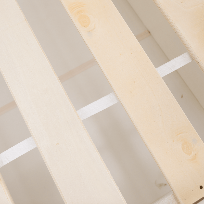 Montessori ágy, 90x200, fehér, tömör, BIANKA