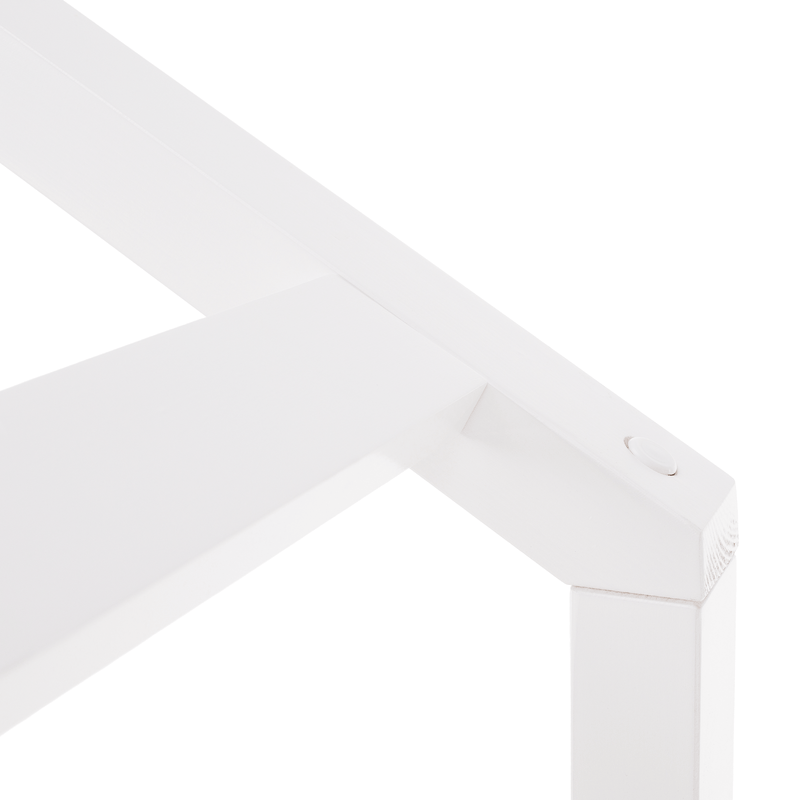 Montessori ágy, 90x200, fehér, tömör, BIANKA