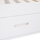 Montessori ágy, 90x200, fehér, tömör, BIANKA