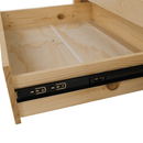 Montessori ágy, 90x200, természetes, tömör, BIANKA