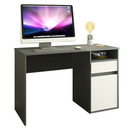 PC asztal, grafit/fehér, BILI NEW