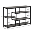 Polcállvány, fekete, BILOTE NEW TYP 2