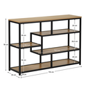 Polcállvány, fekete/tölgy, BILOTE NEW TYP 2