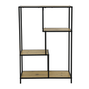 Polcállvány, fekete/tölgy, BILOTE TYP 1