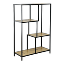 Polcállvány, fekete/tölgy, BILOTE TYP 1