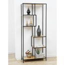 Polcállvány, fekete/tölgy, BILOTE TYP 3