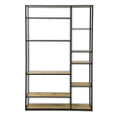 Polcállvány, fekete/tölgy, BILOTE TYP 4